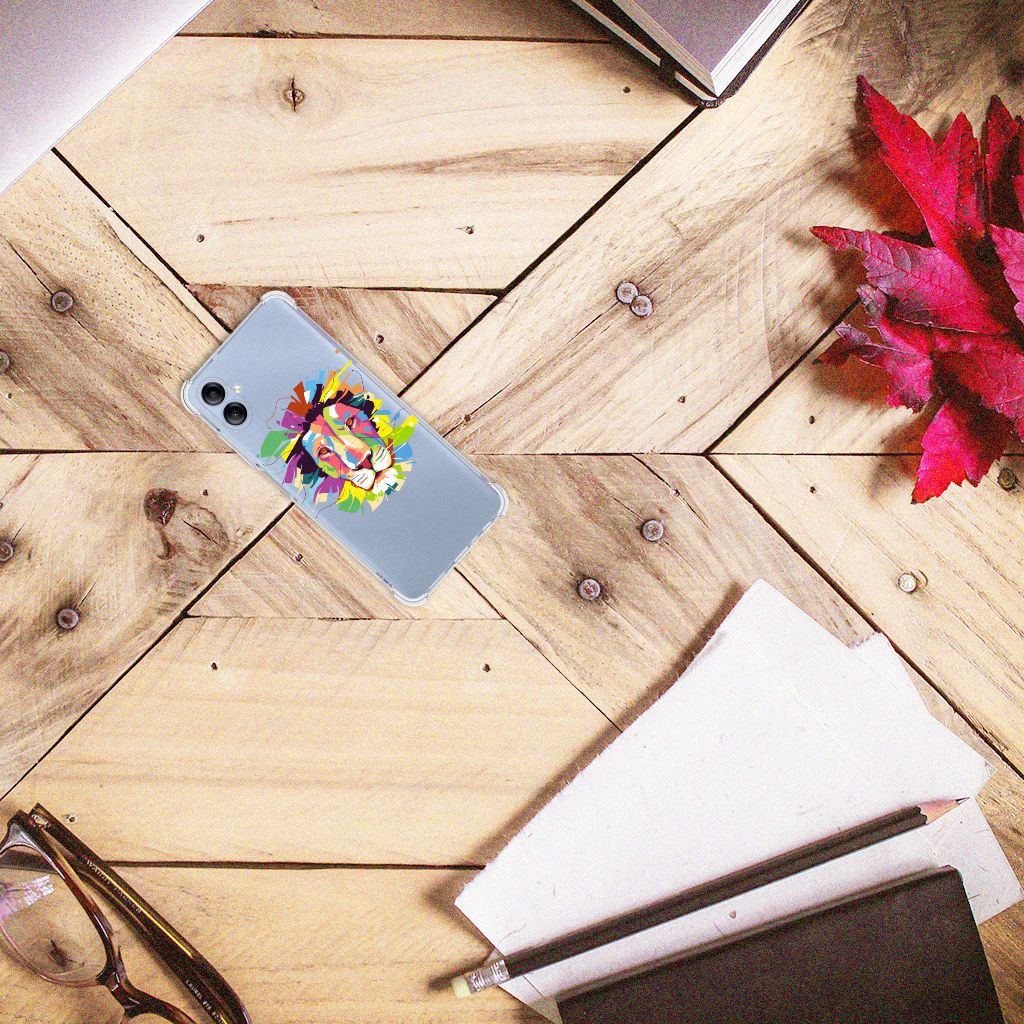 Samsung Galaxy A05 Stevig Bumper Hoesje Lion Color B2C Telecom