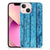 iPhone 13 mini Bumper Hoesje Wood Blue