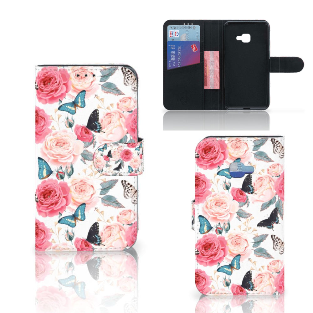 Samsung Galaxy Xcover 4 | Xcover 4s Hoesje Butterfly Roses