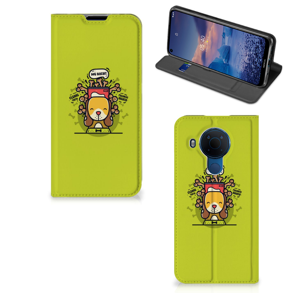 Nokia 5.4 Magnet Case Doggy Biscuit - B2C Telecom