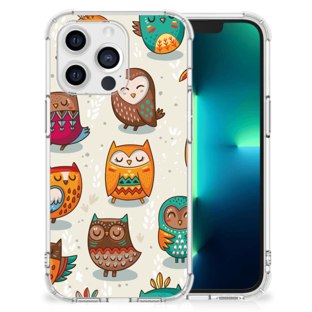Apple iPhone 13 Pro Case Anti-shock Vrolijke Uilen B2C Telecom