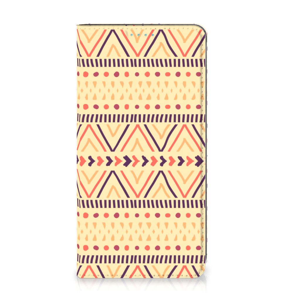 Samsung Galaxy A53 Hoesje met Magneet Aztec Yellow