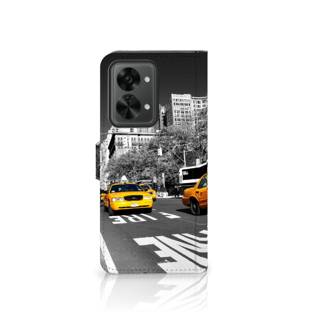 OnePlus Nord 2T Flip Cover New York Taxi