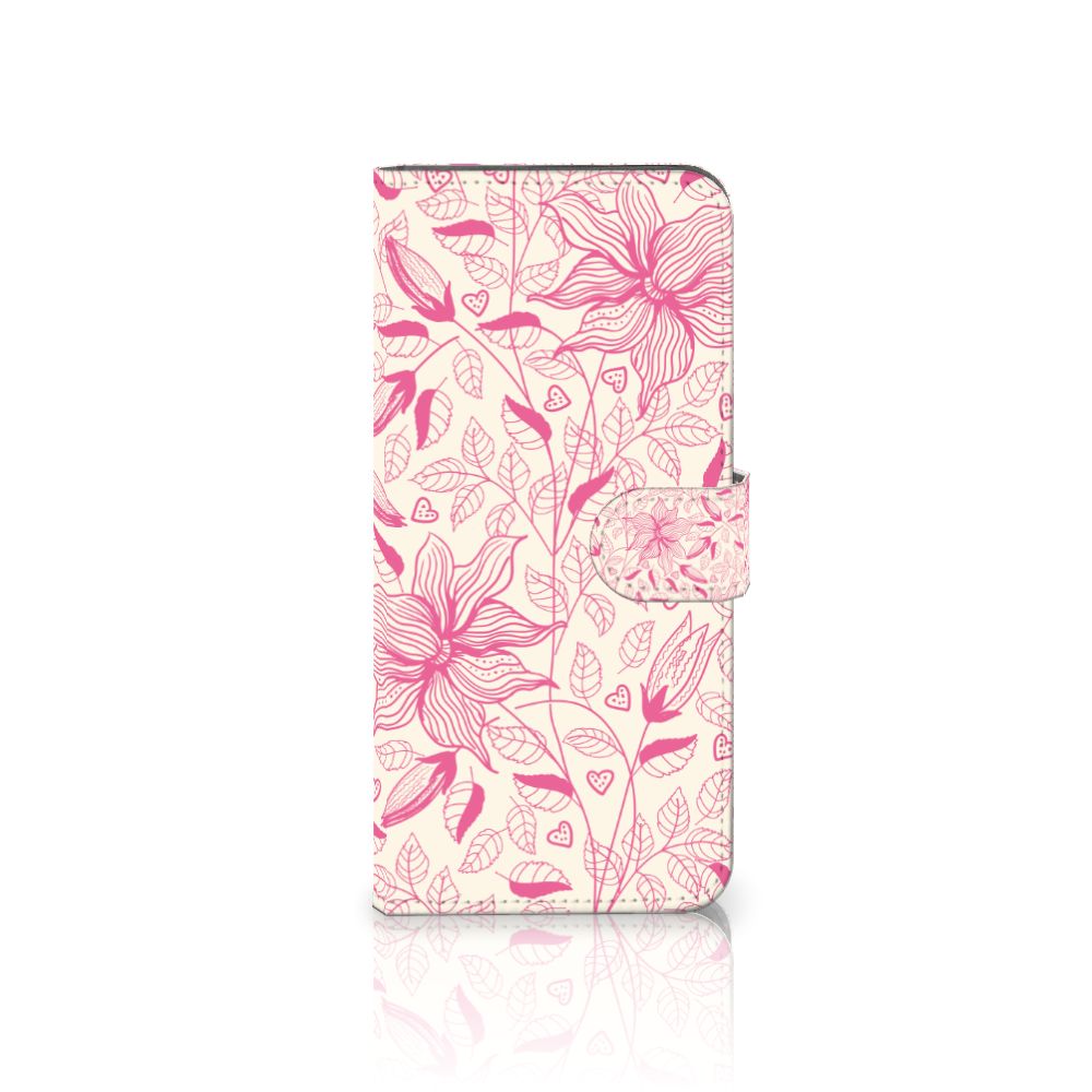 Motorola Edge 20 Lite Hoesje Pink Flowers