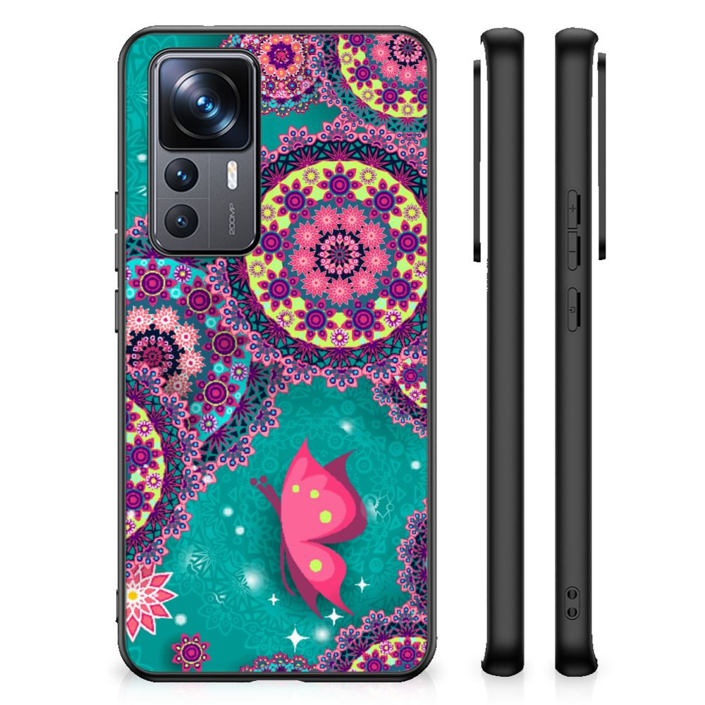 Xiaomi 12T | 12T Pro Leuk Telefoonhoesje Cirkels en Vlinders