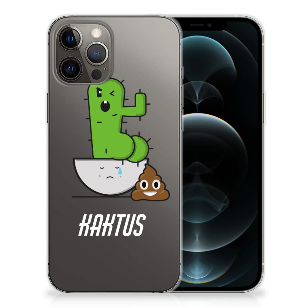 iPhone 12 Pro Max Telefoonhoesje met Naam Cactus Poo B2C Telecom