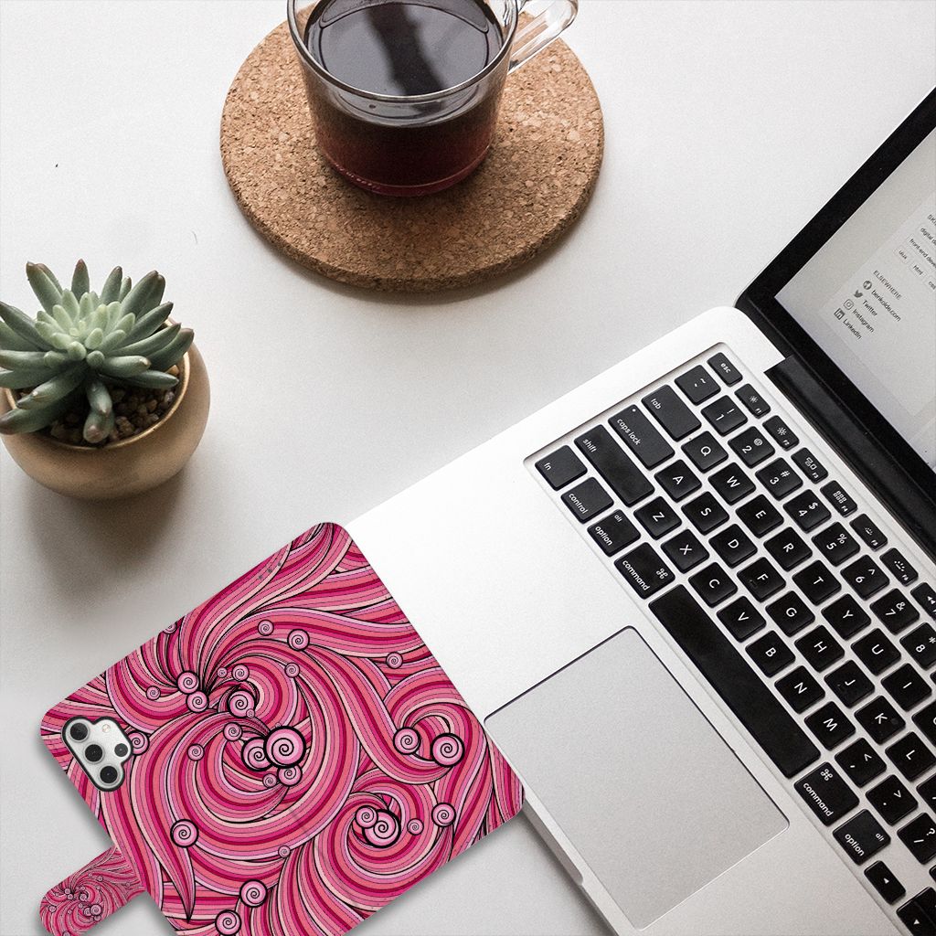 Samsung Galaxy A32 5G Hoesje Swirl Pink