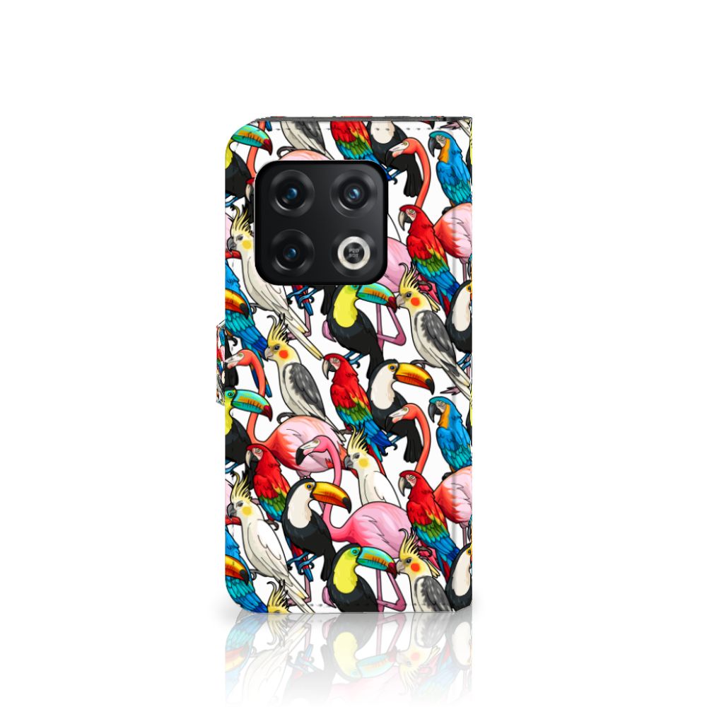 OnePlus 10 Pro Telefoonhoesje met Pasjes Birds