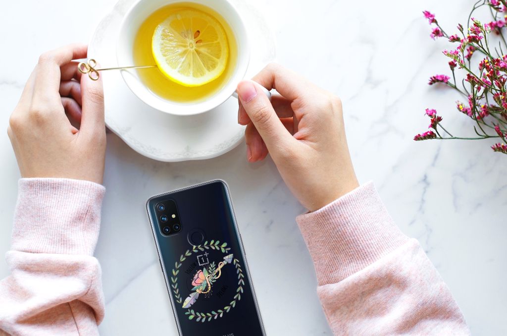 OnePlus Nord N10 5G Telefoonhoesje met Naam Boho Dreams