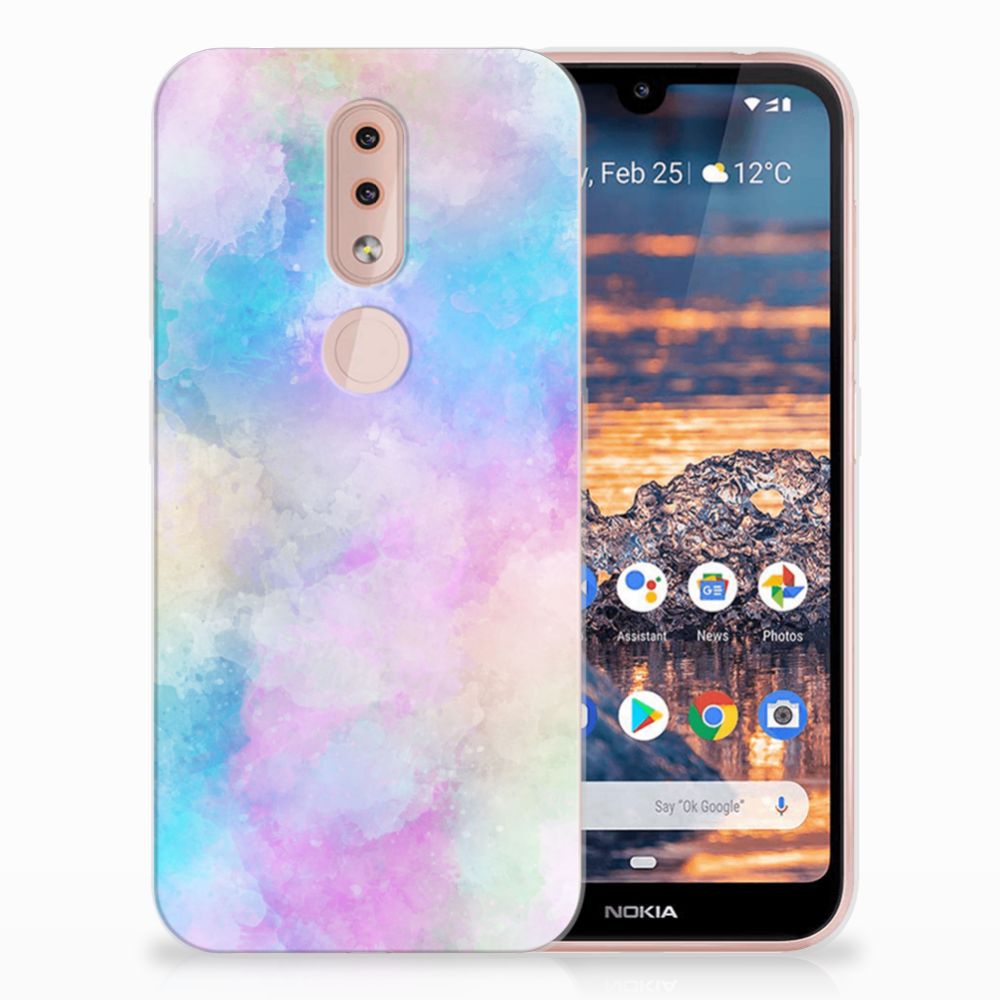 Hoesje maken Nokia 4.2 Watercolor Light