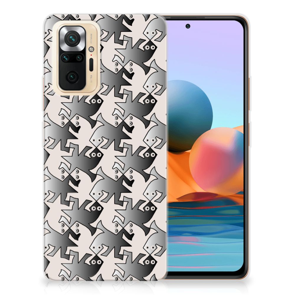 Xiaomi Redmi Note 10 Pro TPU Hoesje Salamander Grey B2C Telecom