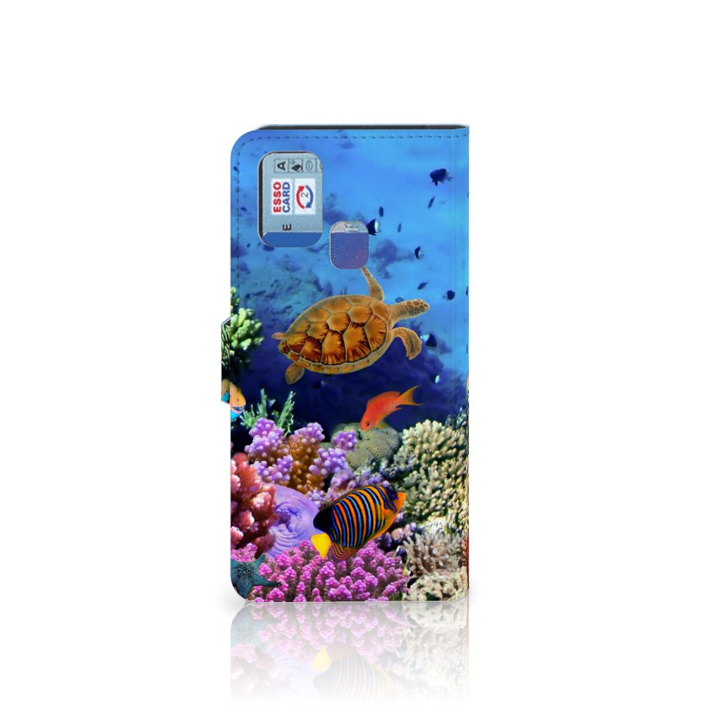 Samsung Galaxy M31 Telefoonhoesje met Pasjes Vissen