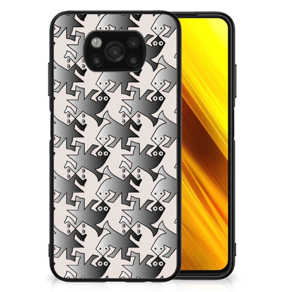 Xiaomi Poco X3 | X3 Pro Dierenprint Telefoonhoesje Salamander Grey