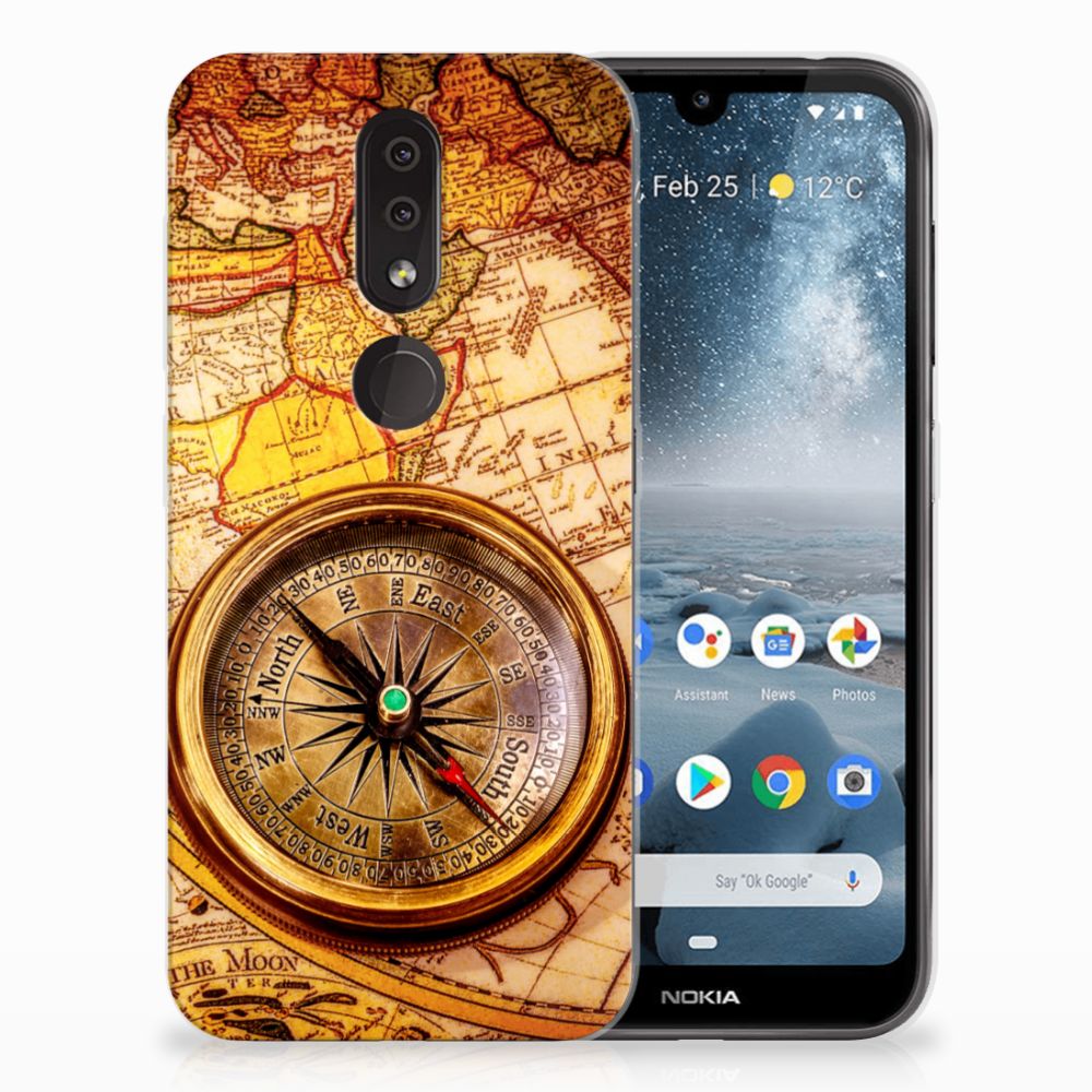 Nokia 4.2 Siliconen Back Cover Kompas