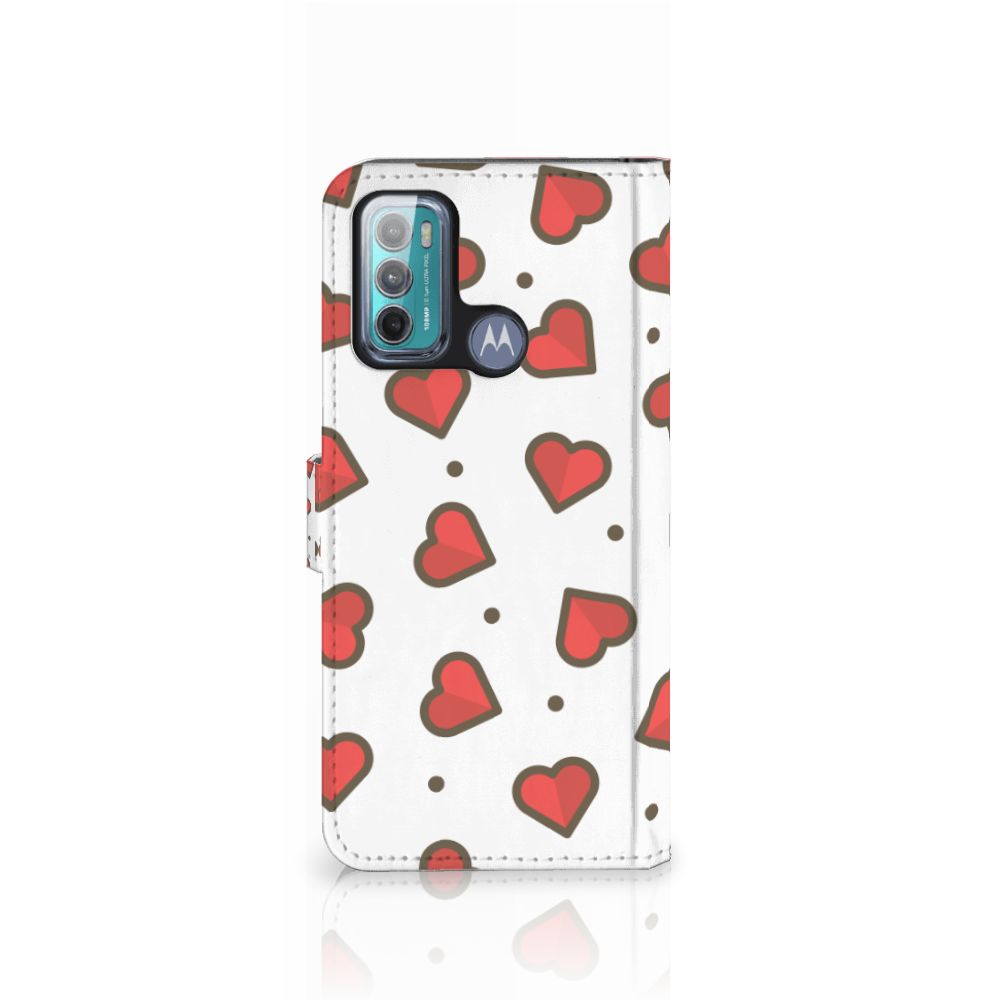 Motorola Moto G60 Telefoon Hoesje Hearts