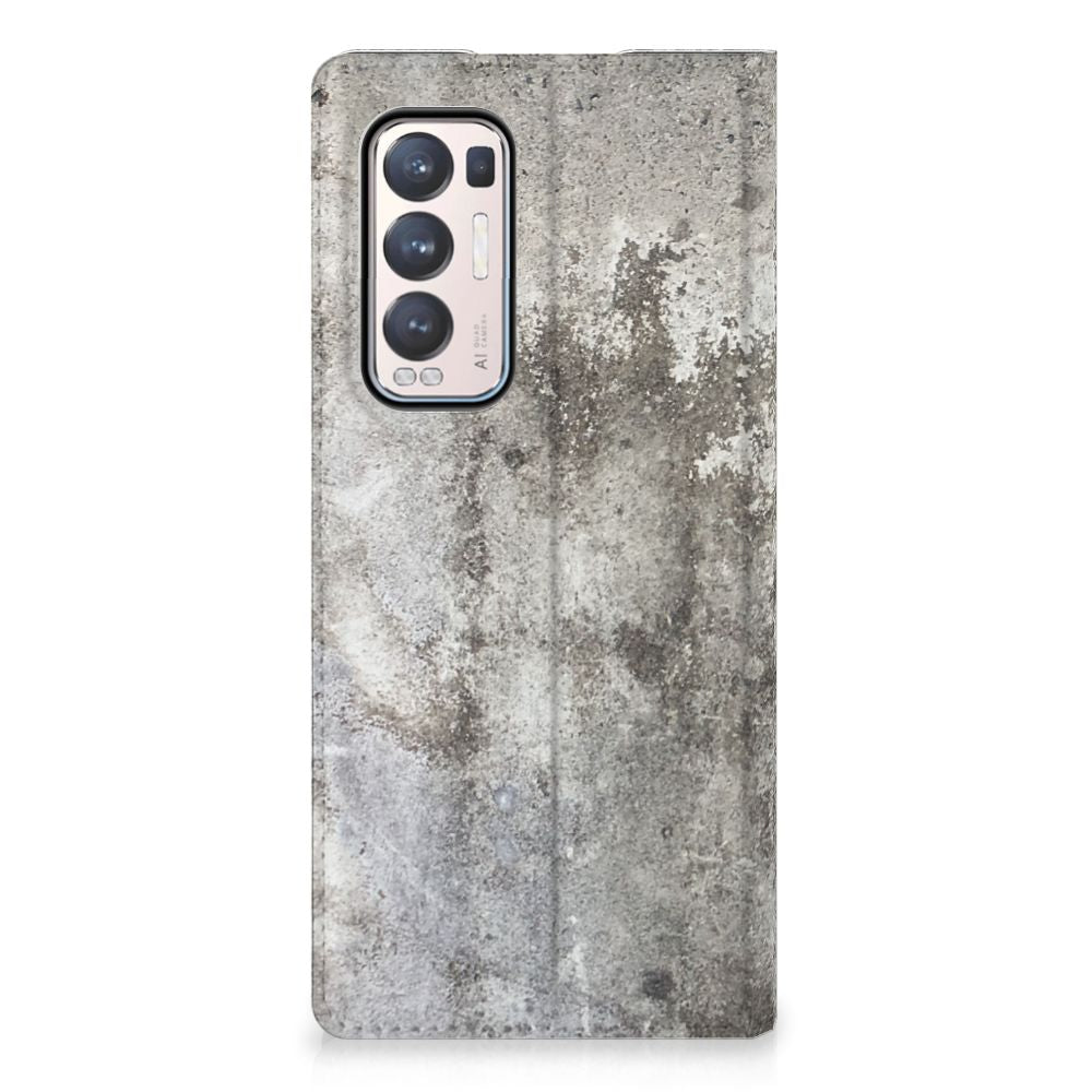 OPPO Find X3 Neo Standcase Beton Print - B2C Telecom