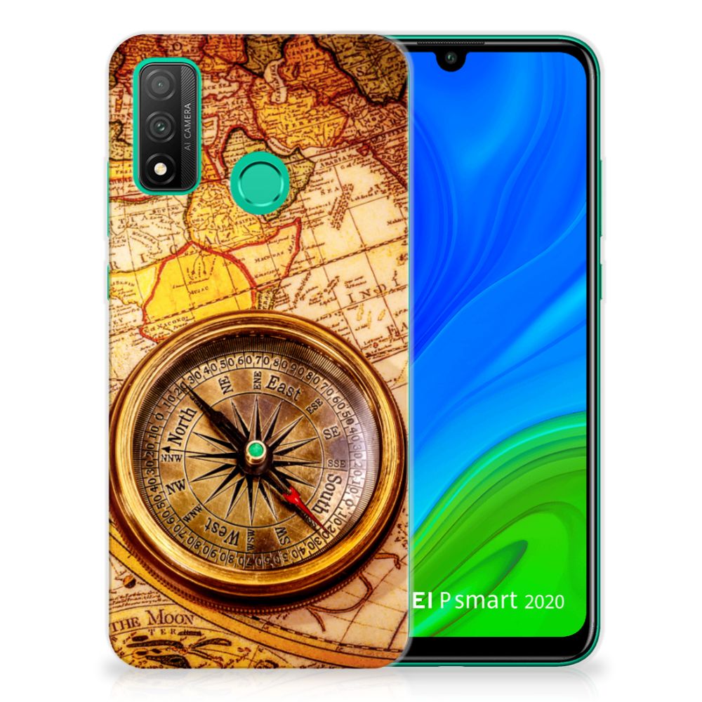 Huawei P Smart 2020 Siliconen Back Cover Kompas