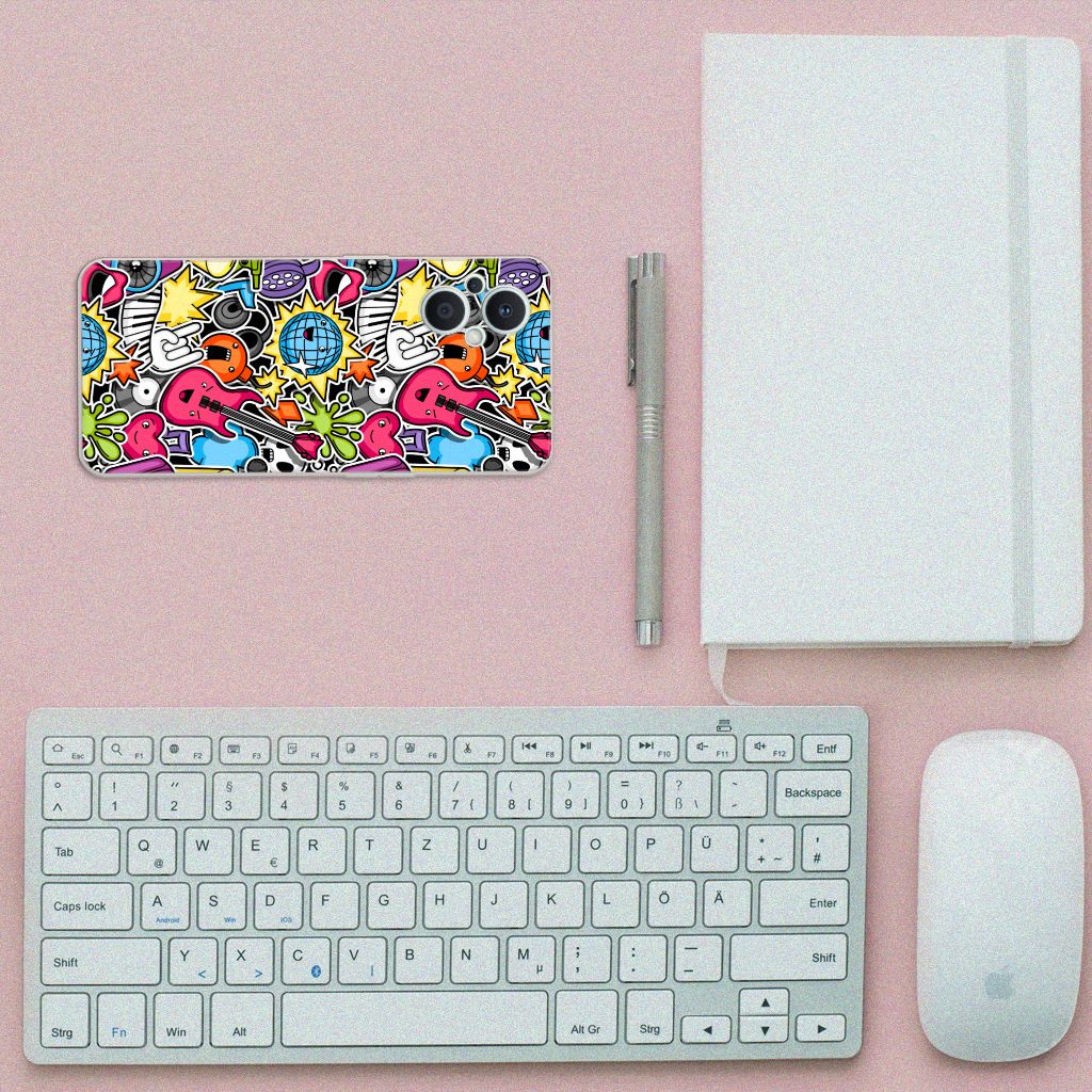 OPPO Reno8 Lite Silicone Back Cover Punk Rock B2C Telecom