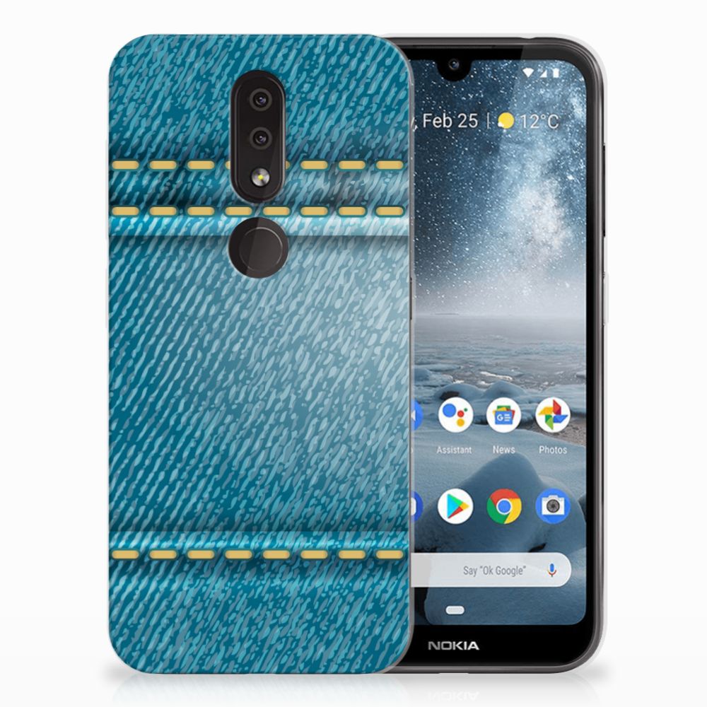 Nokia 4.2 Silicone Back Cover Jeans