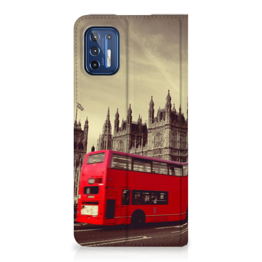 Motorola Moto G9 Plus Book Cover Londen - B2C Telecom