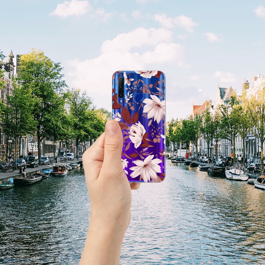 Hoesje maken Honor 20 Lite Watercolor Flowers