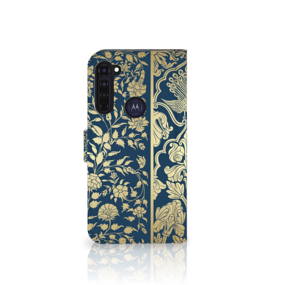 Motorola Moto G Pro Hoesje Beige Flowers