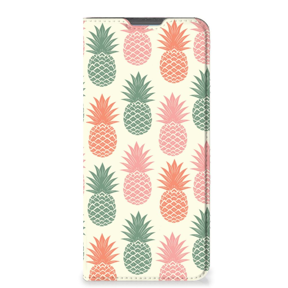 Motorola Moto E32 | Moto E32s Flip Style Cover Ananas