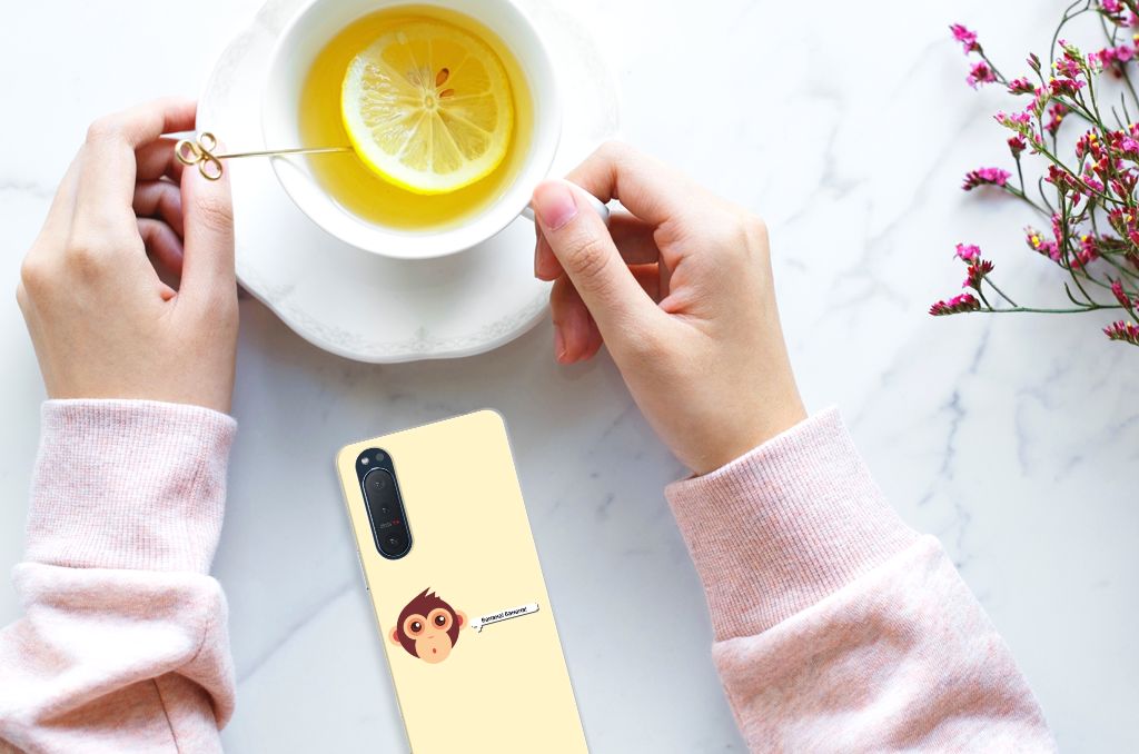 Sony Xperia 5II Telefoonhoesje met Naam Monkey B2C Telecom