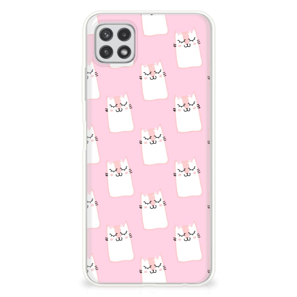 Samsung Galaxy A22 5G TPU Hoesje Sleeping Cats B2C Telecom