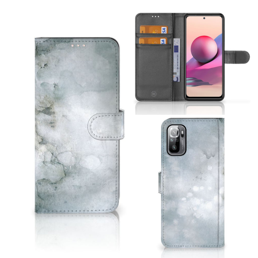 Hoesje Xiaomi Redmi Note 10/10T 5G | Poco M3 Pro Painting Grey