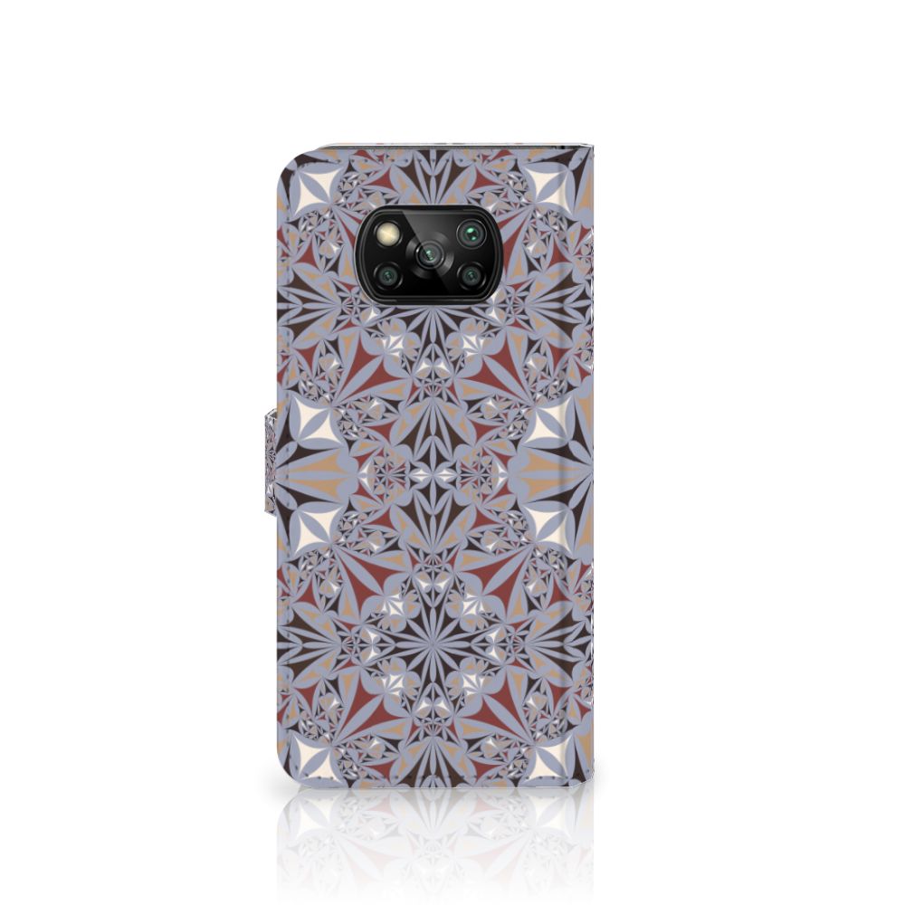 Xiaomi Poco X3 | Poco X3 Pro Bookcase Flower Tiles