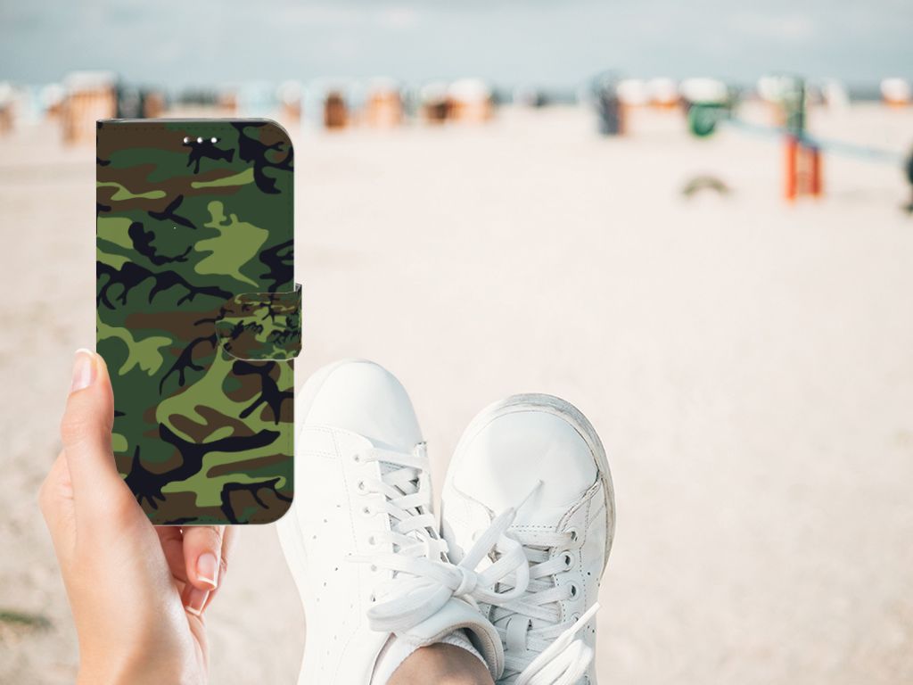 Samsung Galaxy S10 Plus Telefoon Hoesje Army Dark