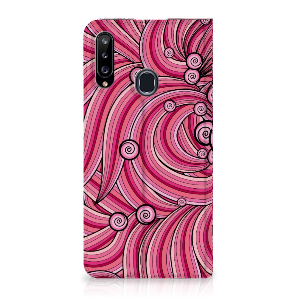Samsung Galaxy A20s Bookcase Swirl Pink - B2C Telecom