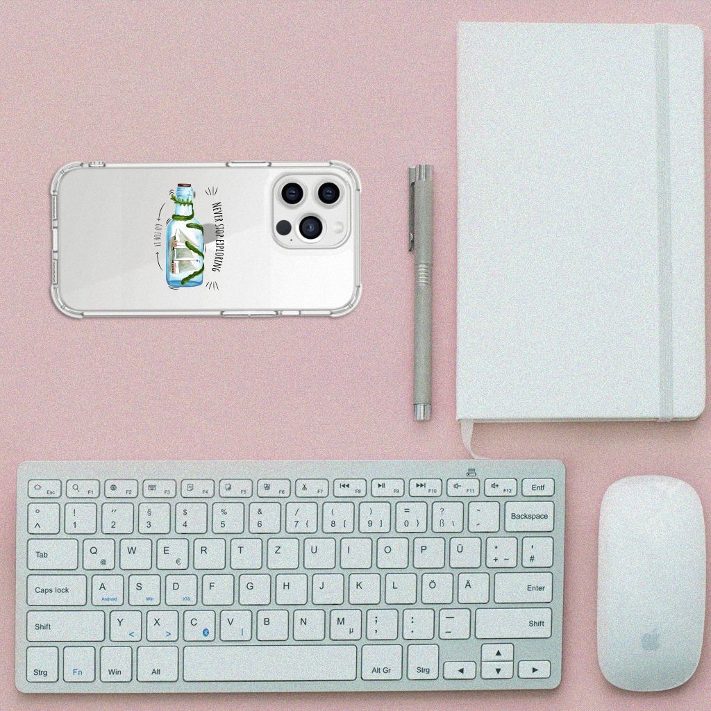 iPhone 13 Pro Max Stevig Bumper Hoesje Boho Bottle - B2C Telecom