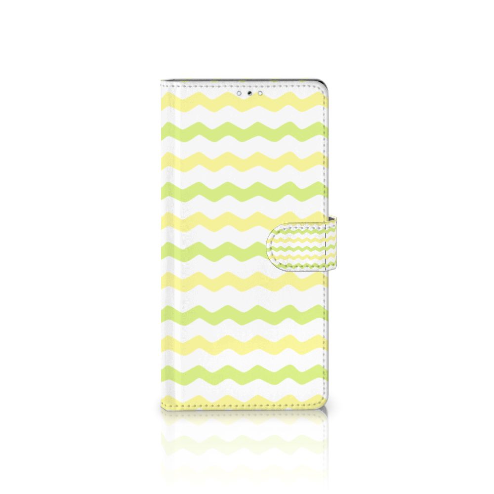 Samsung Galaxy S22 Ultra Telefoon Hoesje Waves Yellow