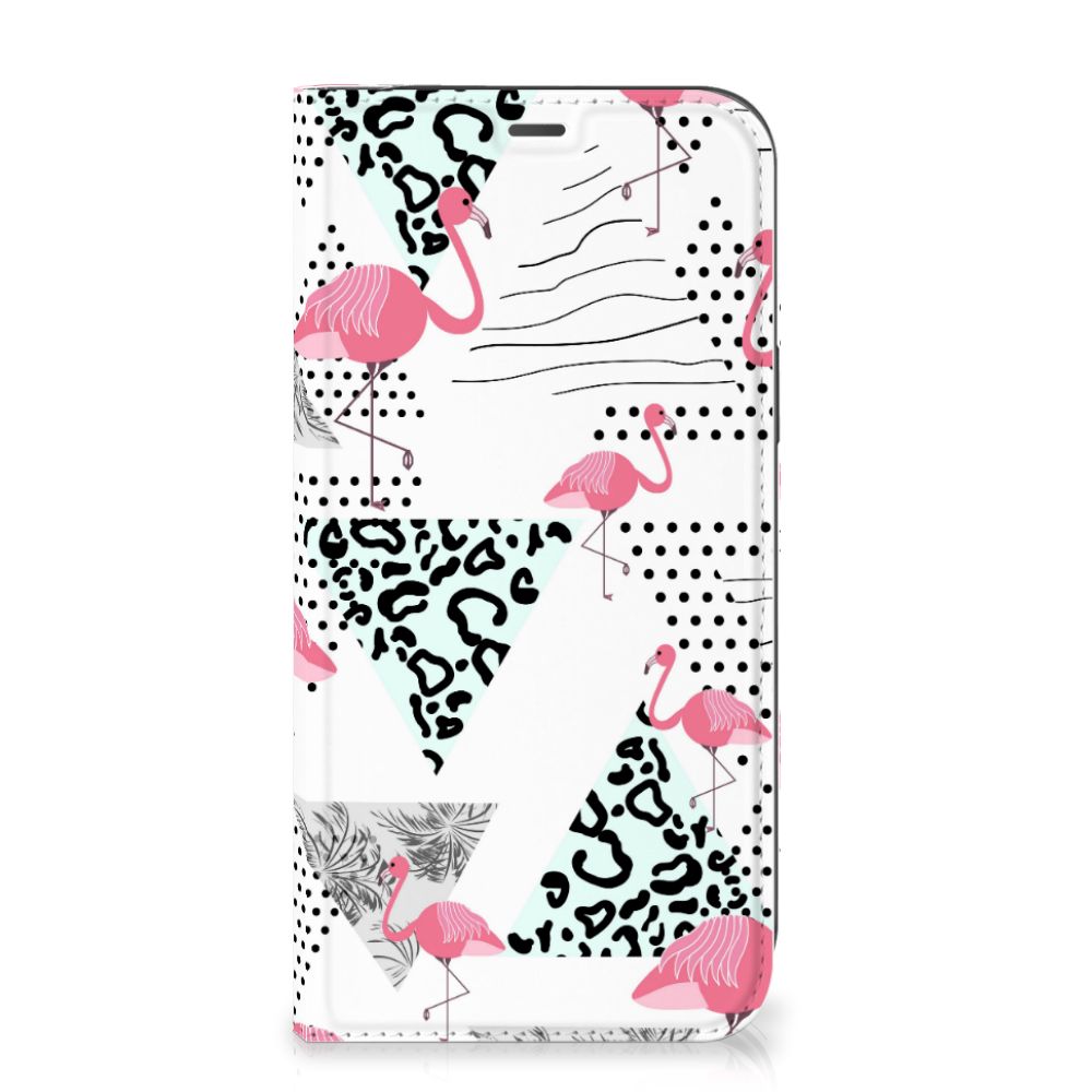 iPhone 12 Pro Max Hoesje maken Flamingo Triangle - B2C Telecom