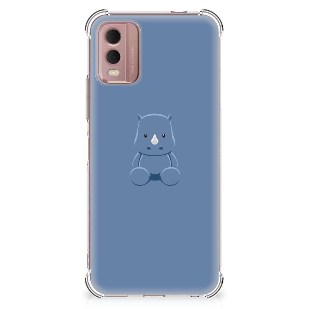 Nokia C32 Stevig Bumper Hoesje Baby Rhino