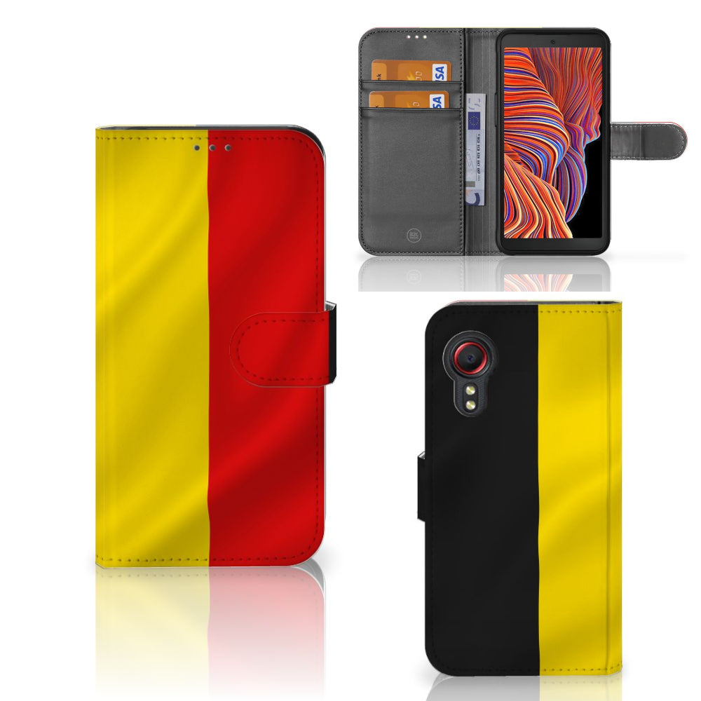 Samsung Galaxy Xcover 5 Bookstyle Case Belgische Vlag