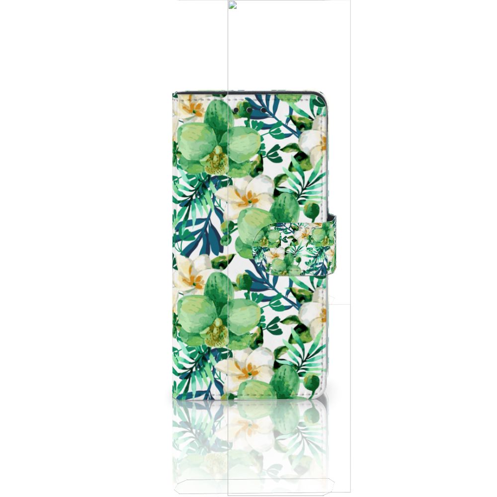 Huawei Ascend P8 Lite Hoesje Orchidee Groen
