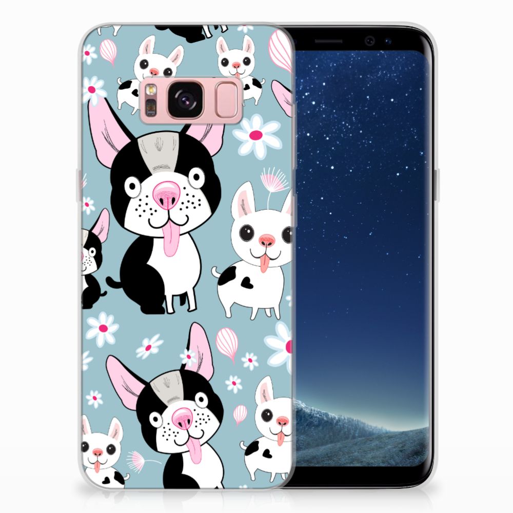 Samsung Galaxy S8 TPU Hoesje Hondjes