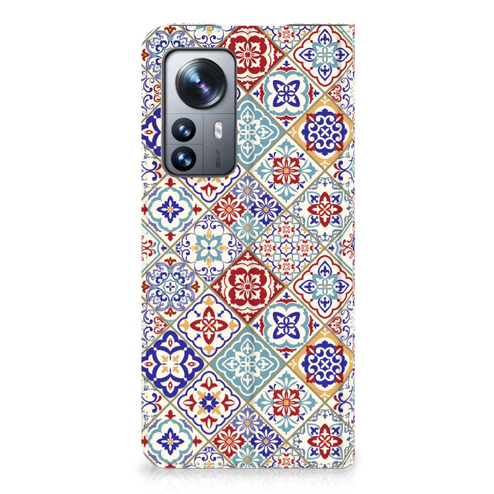 Xiaomi 12 Pro Standcase Tiles Color - B2C Telecom