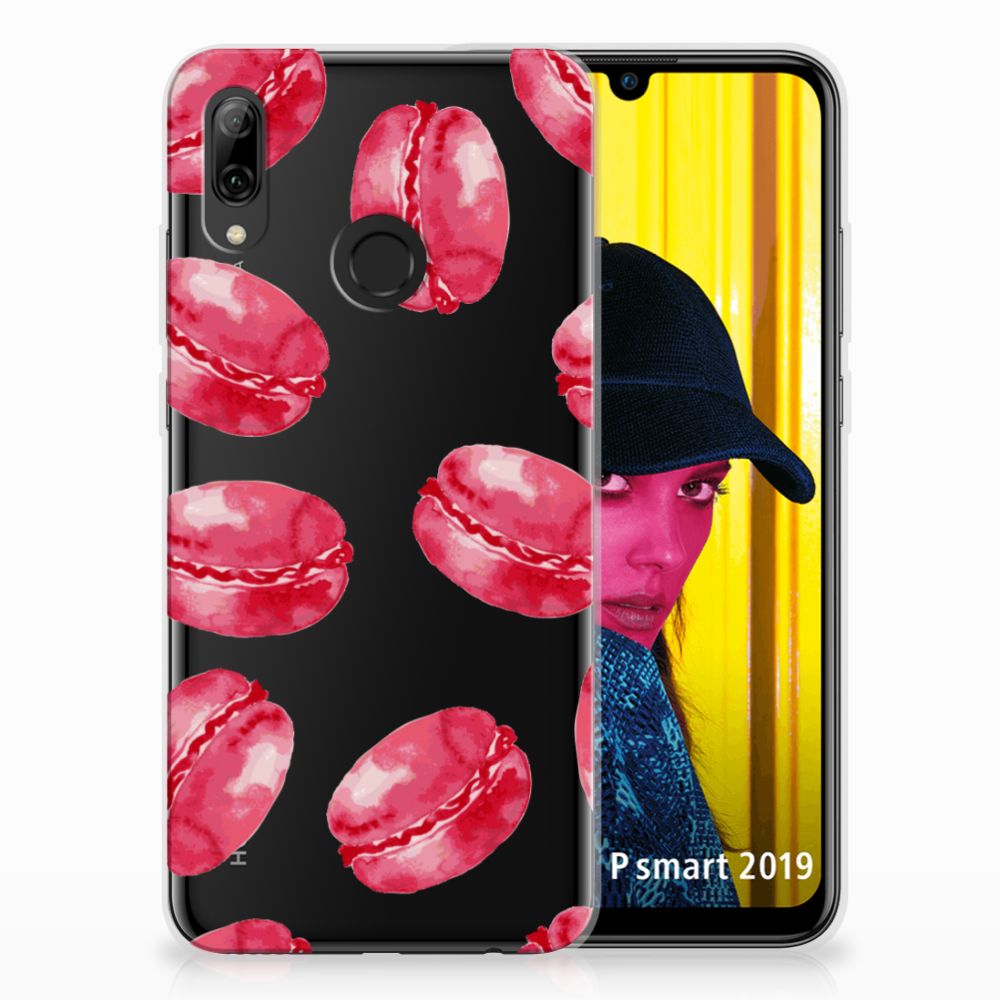 Huawei P Smart 2019 Siliconen Case Pink Macarons