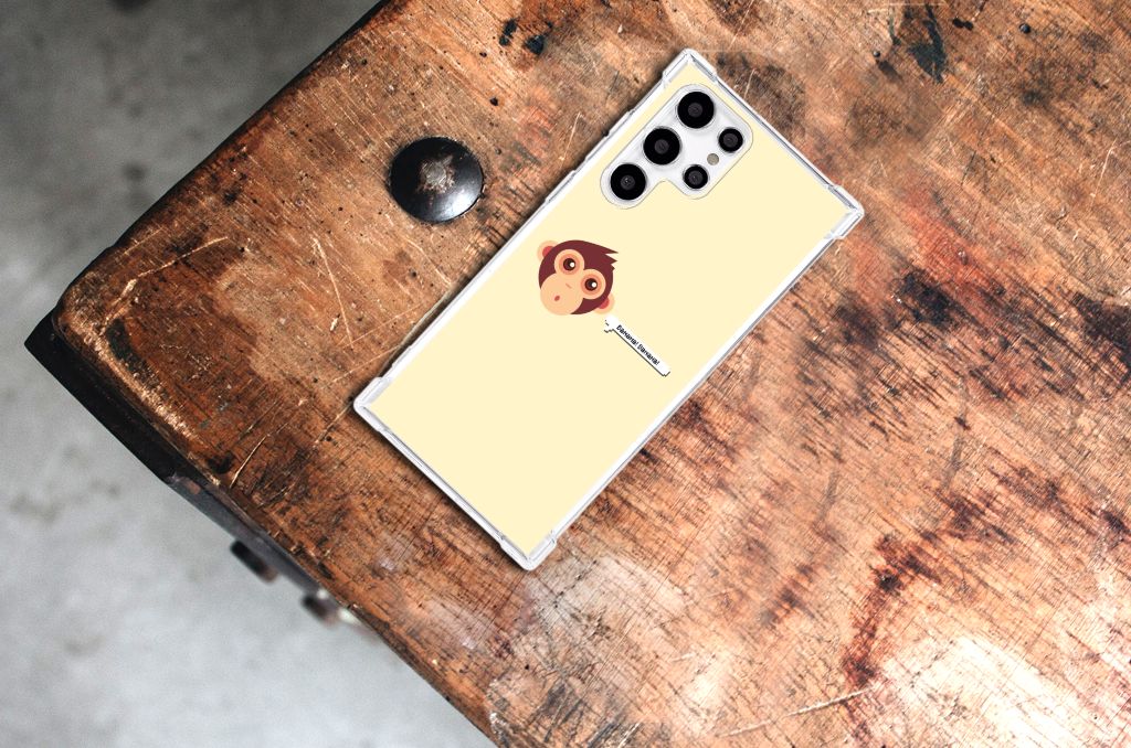 Samsung Galaxy S22 Ultra Stevig Bumper Hoesje Monkey B2C Telecom