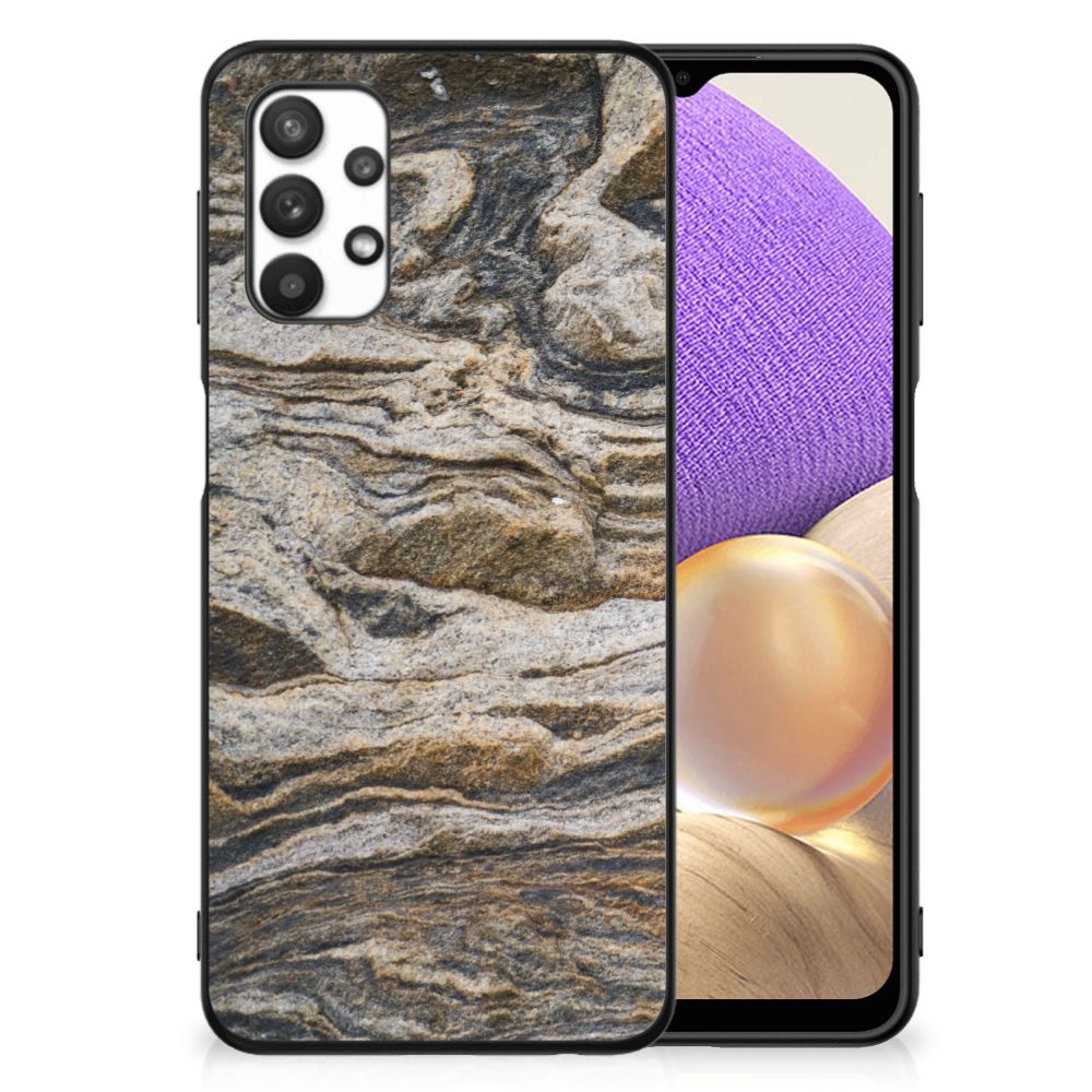 Samsung Galaxy A32 5G Marmeren Print Telefoonhoesje Steen B2C Telecom