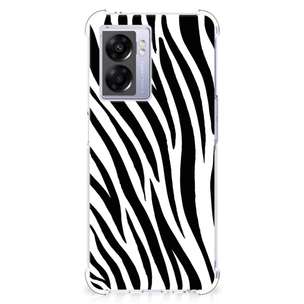 OPPO A77 5G | A57 5G Case Anti-shock Zebra