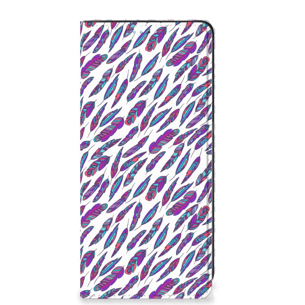 Xiaomi Redmi Note 11/11S Hoesje met Magneet Feathers Color