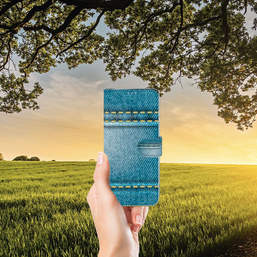 Samsung Galaxy S20 Plus Wallet Case met Pasjes Jeans