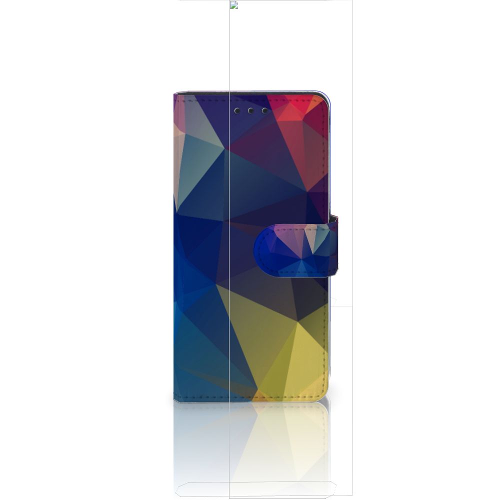Huawei Ascend P8 Lite Book Case Polygon Dark