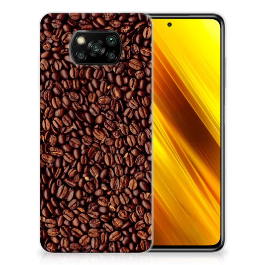 Xiaomi Poco X3 | Poco X3 Pro Siliconen Case Koffiebonen