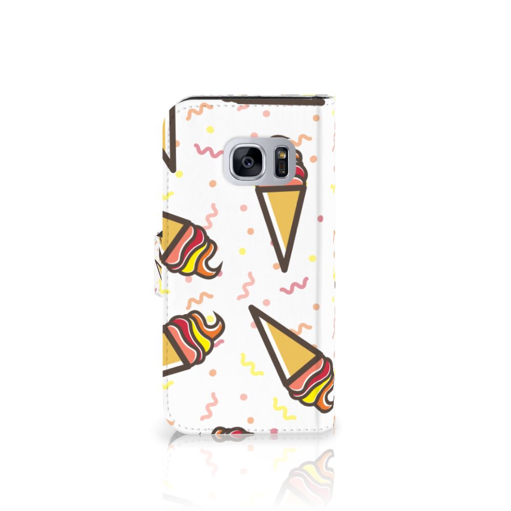 Samsung Galaxy S7 Book Cover Icecream